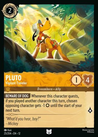 Pluto - Vigilant Traveler  ·  Wilds Unknown 25 · Foil