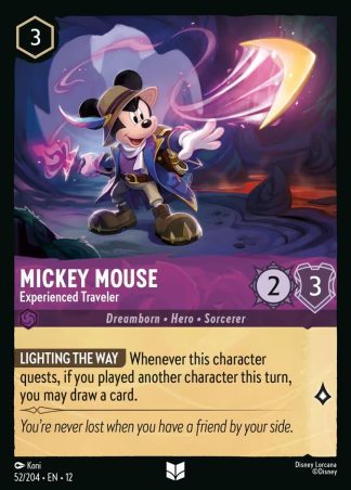 Mickey Mouse - Experienced Traveler  ·  Wilds Unknown 52 · Foil