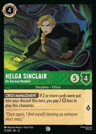 Helga Sinclair - No Backup Needed  ·  Wilds Unknown 73