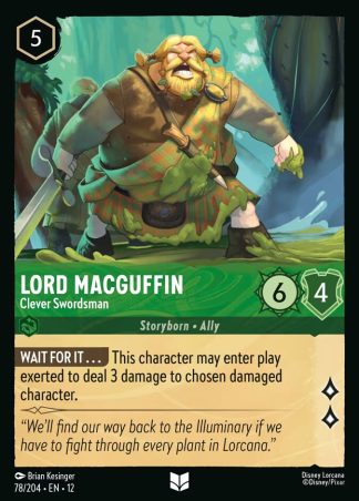 Lord MacGuffin - Clever Swordsman  ·  Wilds Unknown 78