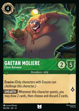 Gaetan Moliere - Clever Burrower  ·  Wilds Unknown 80 · Foil