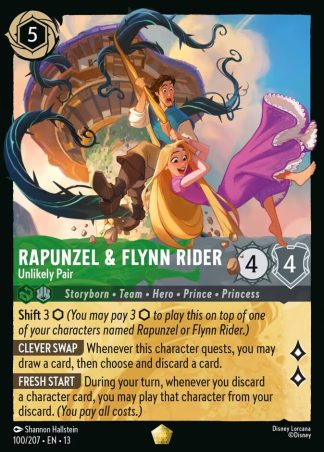 Rapunzel & Flynn Rider - Unlikely Pair  ·  Attack of the Vine! 100 · Calibre 10