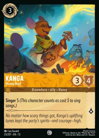 Kanga - Hunny Bard  ·  Attack of the Vine! 23 · Foil