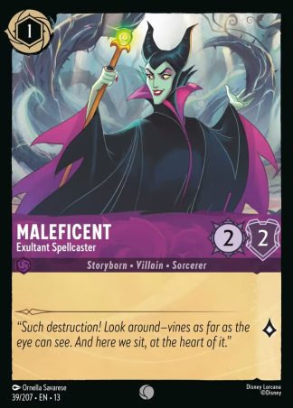 Maleficent - Exultant Spellcaster  ·  Attack of the Vine! 39 · Foil