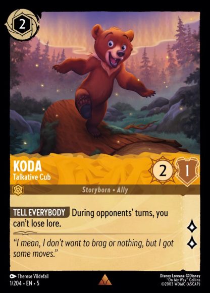 Koda - Talkative Cub · Shimmering Skies 1