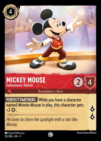 Mickey Mouse - Enthusiastic Dancer  ·  Shimmering Skies 112