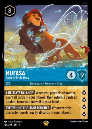 Mufasa - Ruler of Pride Rock  ·  Shimmering Skies 150