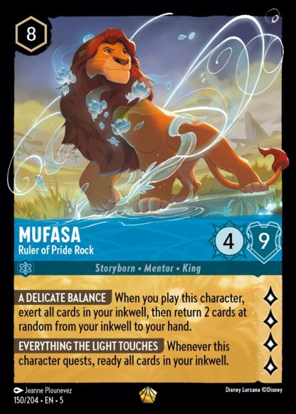 Mufasa - Ruler of Pride Rock  ·  Shimmering Skies 150