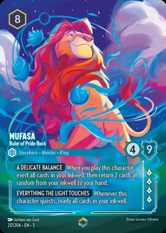 Mufasa - Ruler of Pride Rock  ·  Shimmering Skies 217