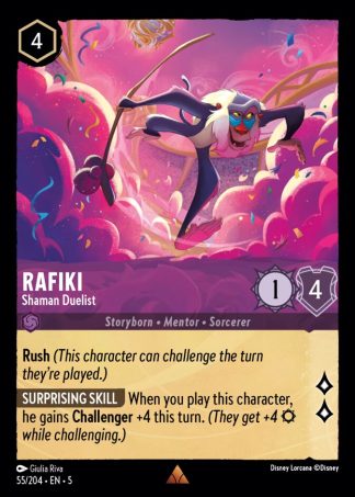 Rafiki - Shaman Duelist  ·  Shimmering Skies 55