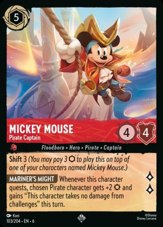 Mickey Mouse - Pirate Captain  ·  Azurite Sea 103