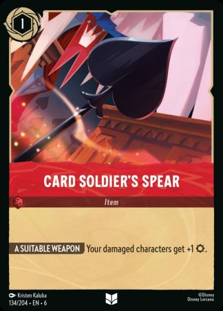 Card Soldier's Spear  ·  Azurite Sea 134