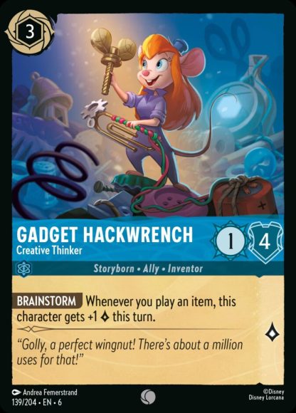 Gadget Hackwrench - Creative Thinker · Azurite Sea 139