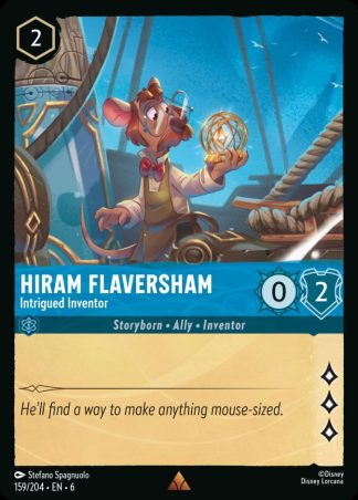 Hiram Flaversham - Intrigued Inventor  ·  Azurite Sea 159