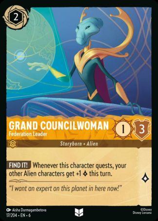 Grand Councilwoman - Federation Leader  ·  Azurite Sea 17