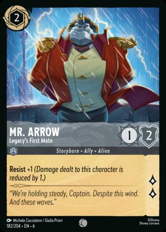 Mr. Arrow - Legacy's First Mate  ·  Azurite Sea 182