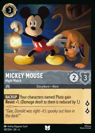 Mickey Mouse - Night Watch  ·  Azurite Sea 187