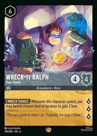 Wreck-It Ralph - Ham Hands  ·  Azurite Sea 190