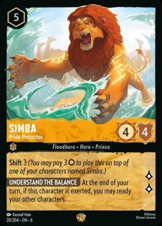 Simba - Pride Protector  ·  Azurite Sea 20