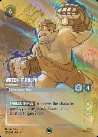Wreck-It Ralph - Ham Hands  ·  Azurite Sea 220