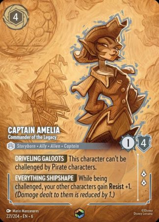 Captain Amelia - Commander of the Legacy  ·  Azurite Sea 221