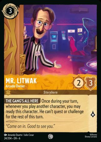 Mr. Litwak - Arcade Owner  ·  Azurite Sea 24