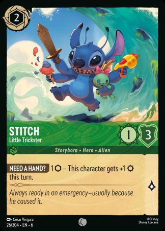 Stitch - Little Trickster  ·  Azurite Sea 26