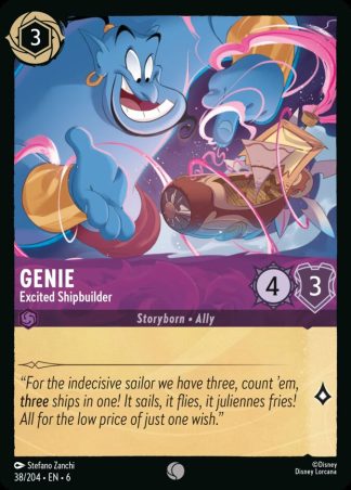 Genie - Excited Shipbuilder  ·  Azurite Sea 38