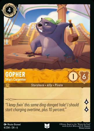 Gopher - Ship's Carpenter  ·  Azurite Sea 4