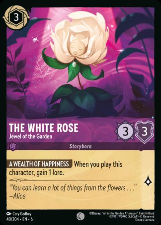 The White Rose - Jewel of the Garden  ·  Azurite Sea 40