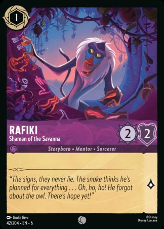 Rafiki - Shaman of the Savanna  ·  Azurite Sea 42