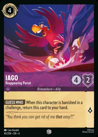 Iago - Reappearing Parrot  ·  Azurite Sea 45