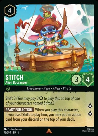 Stitch - Alien Buccaneer  ·  Azurite Sea 72