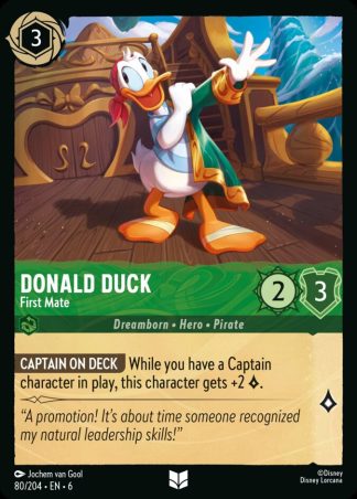 Donald Duck - First Mate  ·  Azurite Sea 80