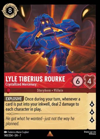 Lyle Tiberius Rourke - Crystallized Mercenary  ·  Archazia's Island 140