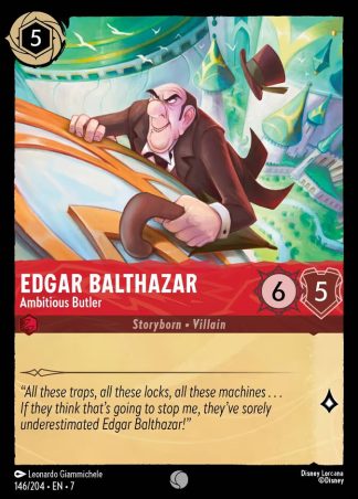 Edgar Balthazar - Ambitious Butler  ·  Archazia's Island 146