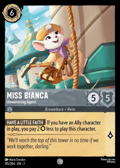 Miss Bianca - Unwavering Agent · Archazia's Island 195