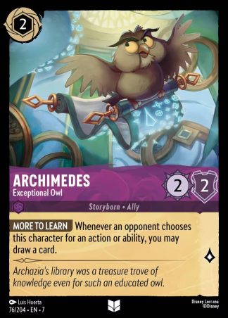 Archimedes - Exceptional Owl  ·  Archazia's Island 76