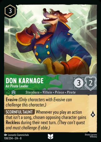 Don Karnage - Air Pirate Leader  ·  Reign of Jafar 108