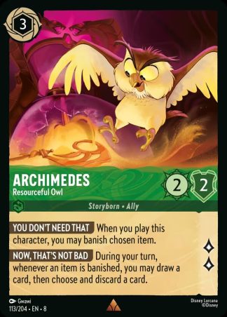 Archimedes - Resourceful Owl  ·  Reign of Jafar 113