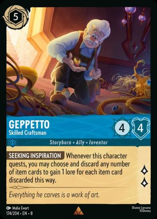 Geppetto - Skilled Craftsman  ·  Reign of Jafar 174