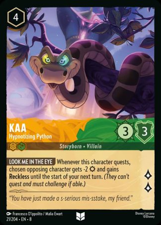 Kaa - Hypnotizing Python  ·  Reign of Jafar 21