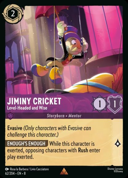 Jiminy Cricket - Level-Headed and Wise · Reign of Jafar 62