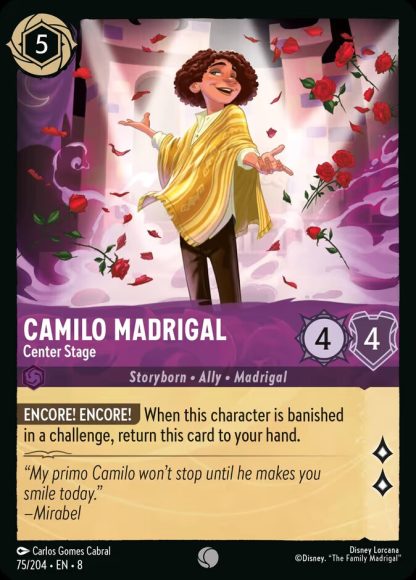 Camilo Madrigal - Center Stage · Reign of Jafar 75