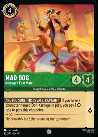 Mad Dog - Karnage's First Mate  ·  Reign of Jafar 93