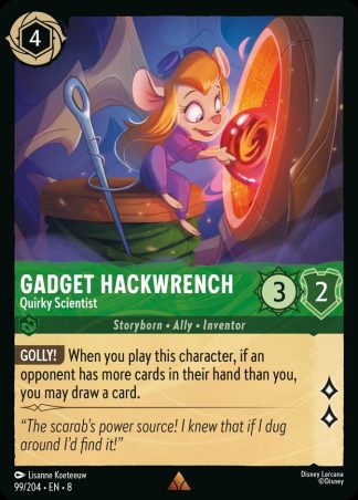 Gadget Hackwrench - Quirky Scientist  ·  Reign of Jafar 99