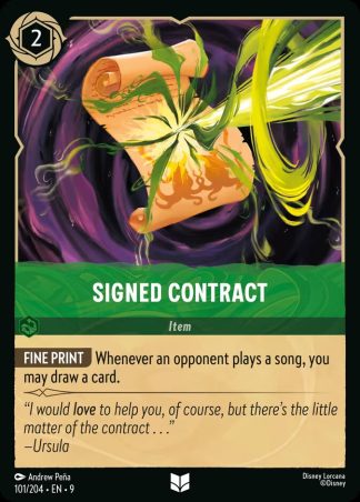 Signed Contract  ·  Fabled 101