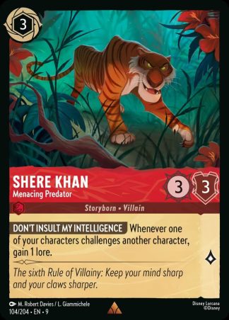 Shere Khan - Menacing Predator  ·  Fabled 104