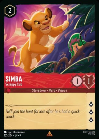 Simba - Scrappy Cub  ·  Fabled 105