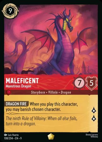 Maleficent - Monstrous Dragon  ·  Fabled 108